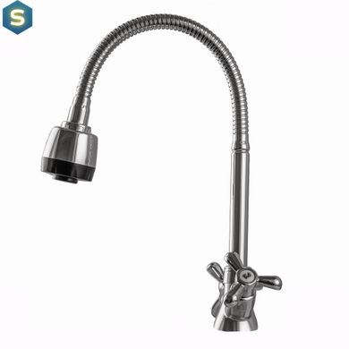 Змішувач для кухні Domino DK-H1-2N-103MA, Хром