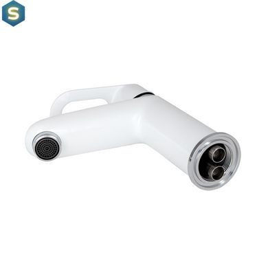 Смеситель для умывальника Lidz Latwa 001 (k35) LDLAT001WHI45423 White, Белый