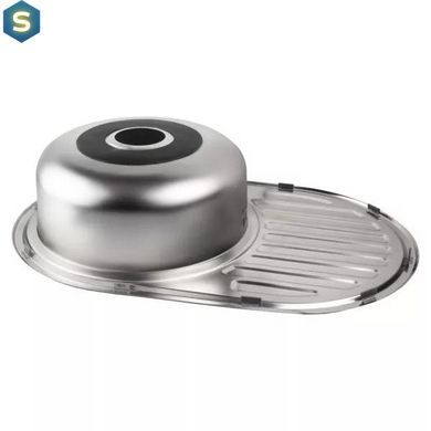 Кухонная мойка 770x500x160 мм + сифон Wezer 7750(08), Decor