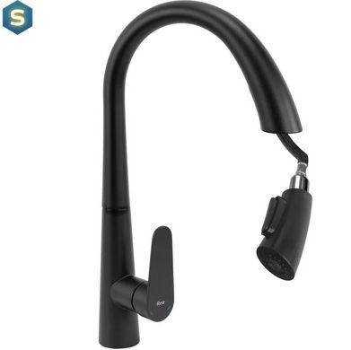 Смеситель для кухни Rea Ross black REA-B5313, Черный матовый