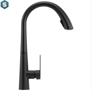 Смеситель для кухни Rea Ross black REA-B5313, Черный матовый