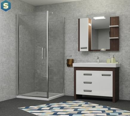 Душевая кабина Eger Rudas 90x90 на мелком поддоне 599-001/L