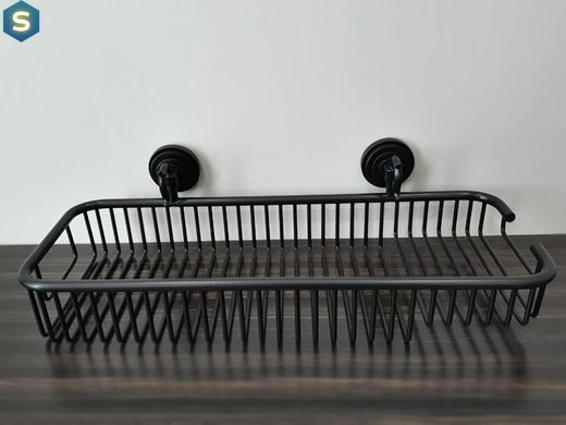 Полиця Kugu 224B, Черный матовый