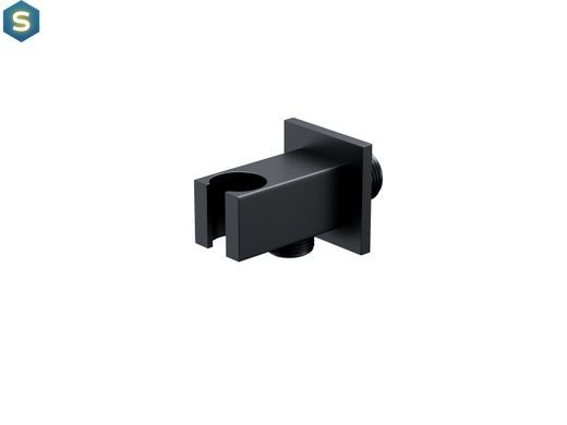 Душевая система скрытого монтажа Corsan Adour black + BOX Z01MBL, Черный матовый