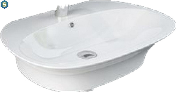 Умывальник RAK Ceramics Sensation 55x46 SENWB5501AWHA, Белый
