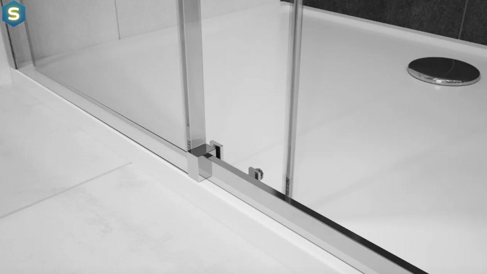 Душевая кабина Rea Nixon 90x120 L chrome REA-K5011 + REA-K5002, Хром, Левая, прозрачный, хром