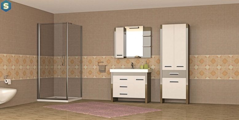 Душевая кабина Eger Rudas 90x90 на мелком поддоне 599-001/L