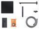Душевая система скрытого монтажа Corsan Adour black + BOX Z01MBL, Черный матовый