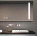 Дзеркало Dusel DE-M1041 75x100 з годинником, Білий