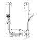 Душовий гарнітур Hansgrohe Unica Comfort 26324400