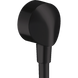 Шланговое подсоединение Hansgrohe Fixfit E без обратного клапана Matt Black 27454670