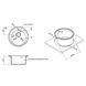 Кухонна мийка Lidz D510/200 GRF-13 (LIDZGRF13D510200), Графит