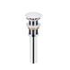 Донный клапан Qtap PU02 70х70х227.5 White, Белый