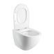 Унітаз Omnires Ottawa Comfort 54x365 підвісний без обідка сидіння дюропласт white gloss OTTAWACMWBP, Білий