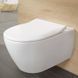 Унітаз підвісний Villeroy&Boch VERITY DESIGN 2.0 DirectFlush 5C98HR01 з кришкою Soft Close Slim, Білий