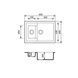 Кухонная мойка Adamant Duplex 610x495x200 cерый 483223, Каппучино