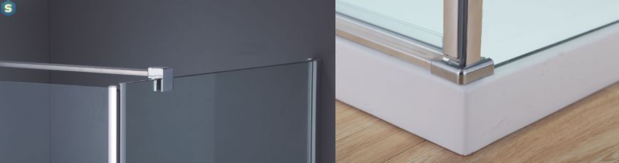 Душевая кабина Eger Rudas 90x90 на мелком поддоне 599-001/L