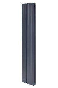 Вертикальный дизайнерский радиатор отопления Arttidesign Livorno II 5/1800/340/50 серый матовый, Каппучино