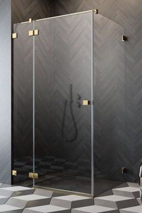 Душова кабіна Radaway Essenza Pro Gold KDJ 100x75x200 10097100-09-01L+10098075-01-01