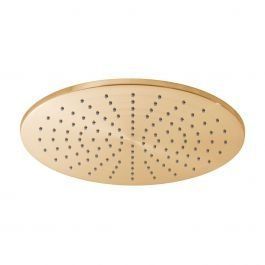 Верхний душ Paffoni Master King Tondo &Oslash;30 см honey gold brushed ZSOF079HGSP, Золотой