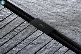 Дизайн-вставка Viega Advantix Wall drain Vario (черная) 736583