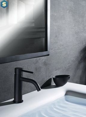 Змішувач для умивальника Paffoni Light LIG 075 NO, Черный матовый