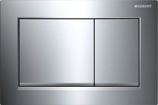 Клавиша смыва Geberit Omega30 хром глянец 115.080.KH.1, Хром