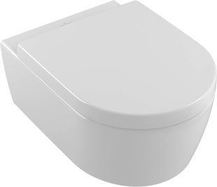 Унітаз підвісний Villeroy&Boch Avento DirectFlush 5656HR01 з кришкою Soft Close, Білий