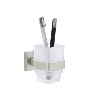 Стакан для зубных щеток VBI Jupiter nickel VBI-040604NI, Зеленый матовый
