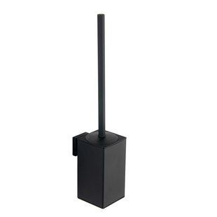 Йоржик для унітазу VBI Quadro black VBI-040122BL, Черный матовый