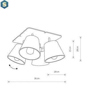 Люстра Nowodvorski 9716 Awinion E27 4x40W IP20 Gr
