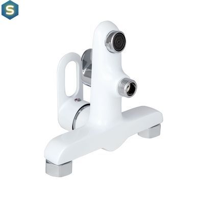 Смеситель для ванны Lidz Latwa 006 (c душевым гарнитуром) (k35) LDLAT006WHI45424 White, Белый