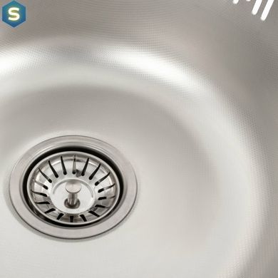 Кухонная мойка из нержавеющей стали Valeso декор 450 (0,6/170 мм), Decor