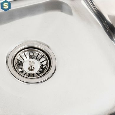 Кухонна мийка з нержавіючої сталі Platinum 8060 R поліровка (0,7/160 мм), Polish