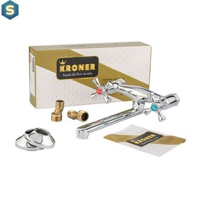 Смеситель для кухни настенный Kroner KRM Rhein - C040 CV014916, Хром