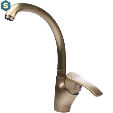 Смеситель для кухни Globus Lux GLQU-0203S-BIG-9-Bronze, Бронза