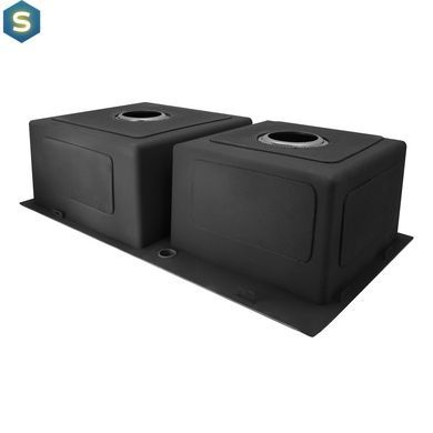 Кухонная мойка Kroner KRP Geb&uuml;rstet-7843ZHM (3,0/1,0 мм) CV022805, Нержавеющая сталь