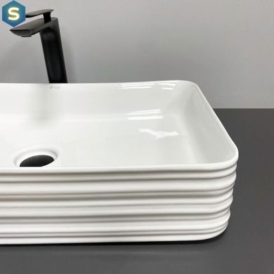Умывальник VBI Volturino white накладной VBI-012619, Белый