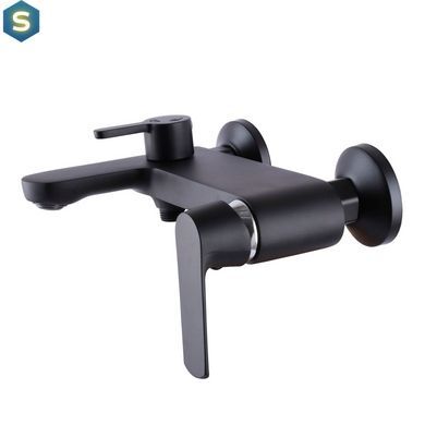 Змішувач для ванни Globus Lux Laguna GLA-0102N-10-BB, Черный матовый