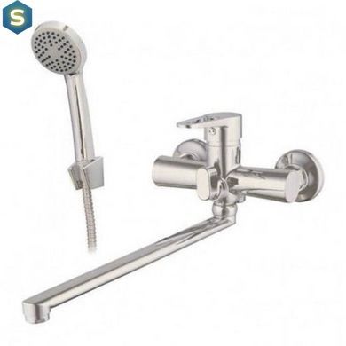 Змішувач для ванни Wezer PUD7-B045-SATIN, Хром матовий