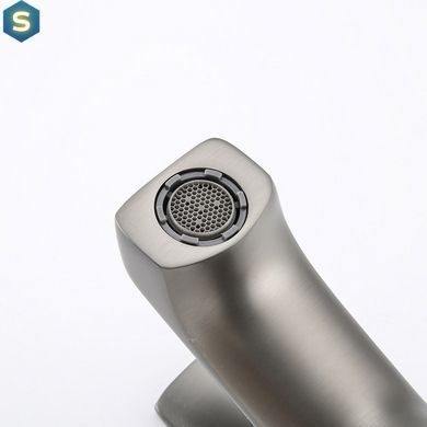 Змішувач для умивальника Frap F1071-9, Графитовый хром
