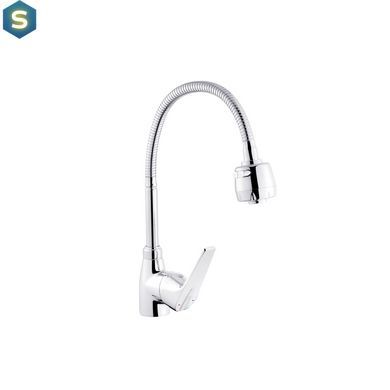 Смеситель для кухни с гибким изливом Kroner KRM Odra - C039-1 CV021200, Хром
