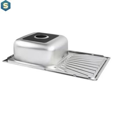 Кухонная мойка 780x480x180 мм + сифон Wezer 7848(08), Decor