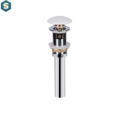 Умывальник Qtap Nando LT подвесной прямоугольный 600х440х130 мм White + донный клапан PU02O, Белый
