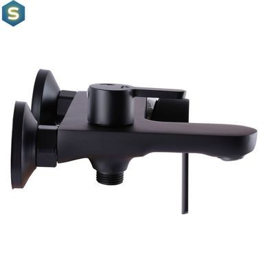 Змішувач для ванни Globus Lux Laguna GLA-0102N-10-BB, Черный матовый