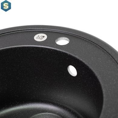 Кухонна мийка Lidz D510/200 BLM-14 (LIDZBLM14D510200), Чорний/золото