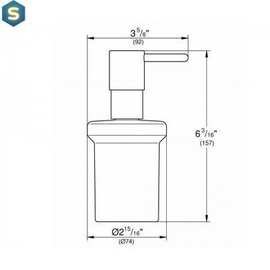 Дозатор для мыла Grohe Essentials 40394AL1