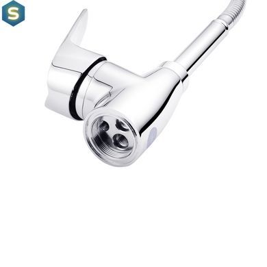 Смеситель для кухни с гибким изливом Kroner KRM Odra - C039-1 CV021200, Хром