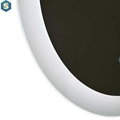 Зеркало Qtap Taurus R600 с LED-подсветкой Touch, с антизапотеванием, с диммером температуры цвета (3000-6500K) QT2478R607