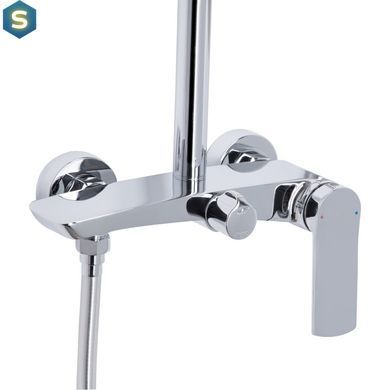Душевая система для душа Qtap Slavonice на два потребителя QTSLA110CRM45912 Chrome, Хром